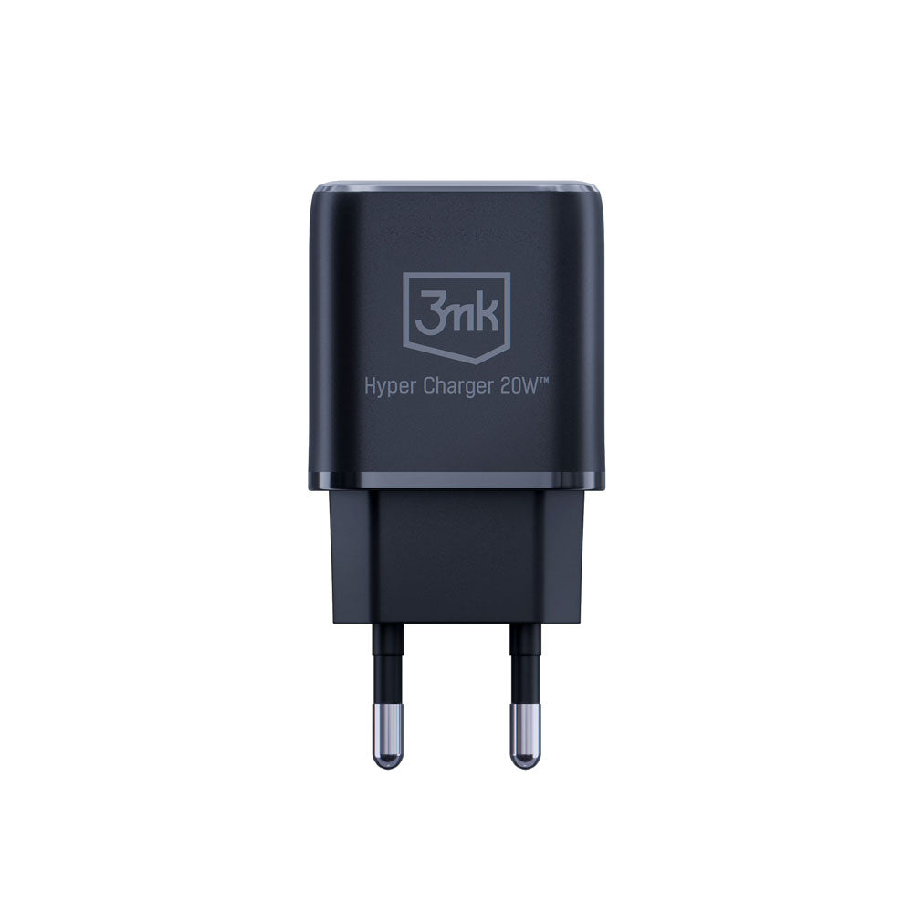 ŁADOWARKA SIECIOWA 3MK HYPER CHARGER 20W BLACK CZARNA