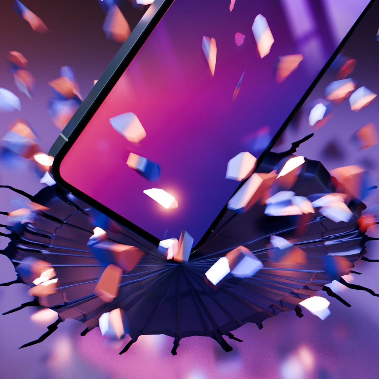 SZKŁO HARTOWANE PRYWATYZUJĄCE APPLE IPHONE 16 PLUS - 3MK RAINBOW PRIVACY