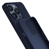 ETUI APPLE IPHONE 16 PRO MAX - 3MK SILICONE CASE DARK NAVY GRANATOWE