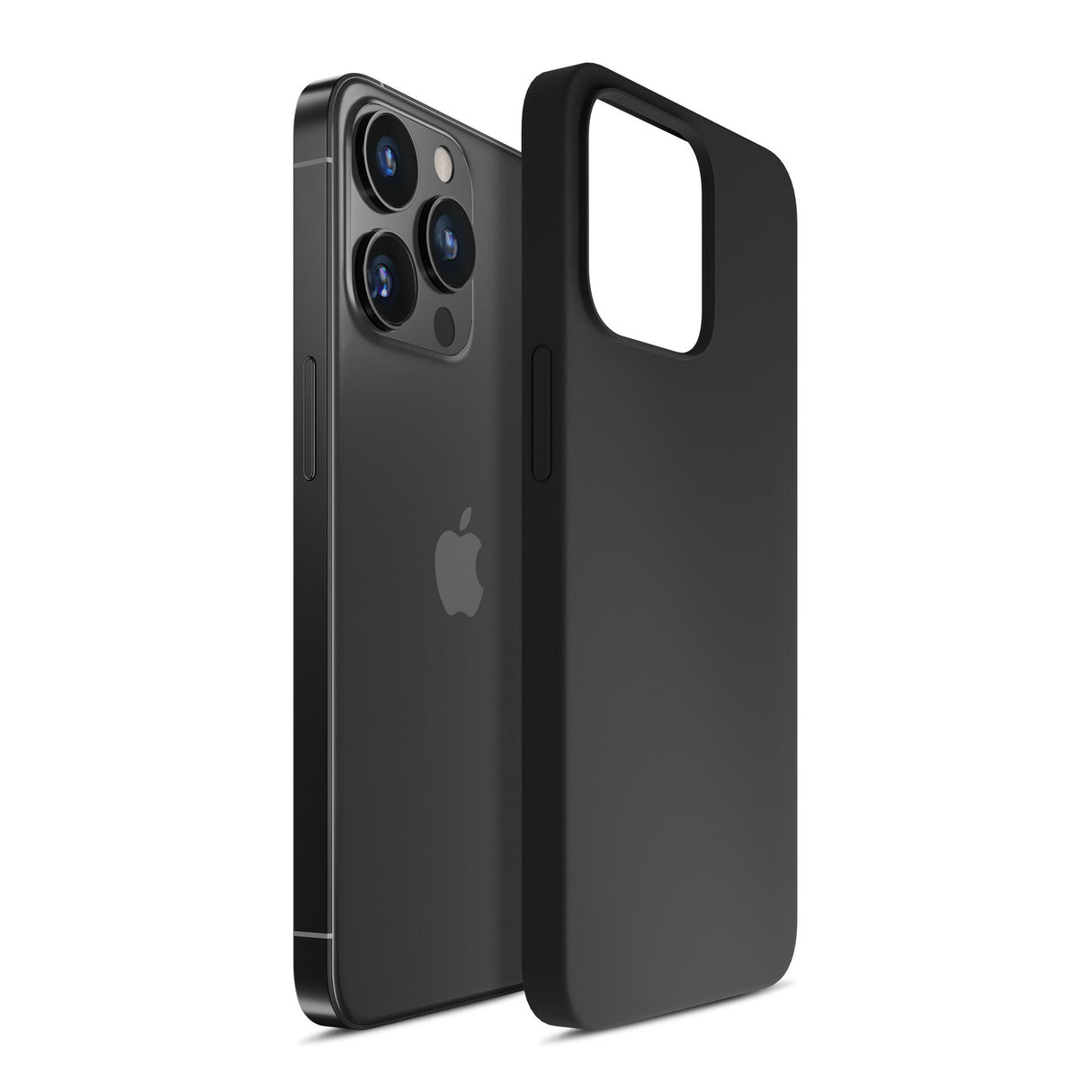 ETUI APPLE IPHONE 16 PRO - 3MK SILICONE CASE CZARNE