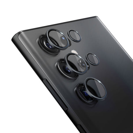 SZKŁO NA APARAT SAMSUNG GALAXY S23 ULTRA - 3MK LENS PROTECTION PRO BLACK CZARNE