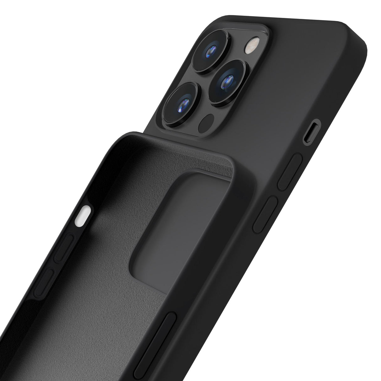 ETUI APPLE IPHONE 16 PRO - 3MK SILICONE CASE CZARNE