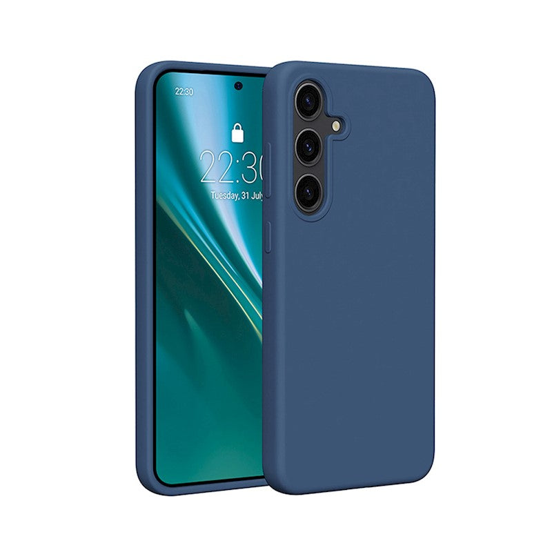 NAKŁADKA ETTERI SILICONE CASE SAMSUNG S24 ULTRA CIEMNONIEBIESKA