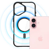 ETUI APPLE IPHONE 16 PLUS - 3MK SATIN ARMOR MAGCASE CZARNE