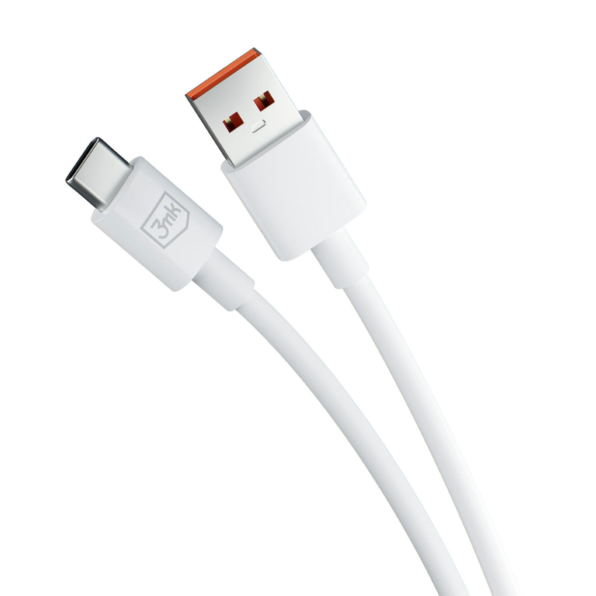 KABEL 3MK HYPER CABLE A TO C 1.2M 5A WHITE BIAŁY