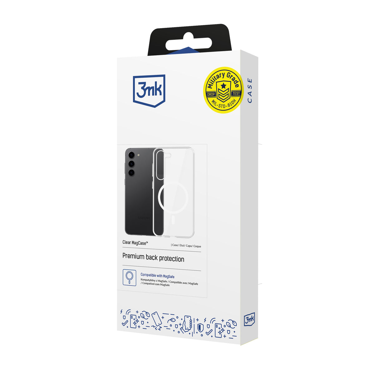 ETUI SAMSUNG GALAXY S25 ULTRA - 3MK CLEAR MAGCASE
