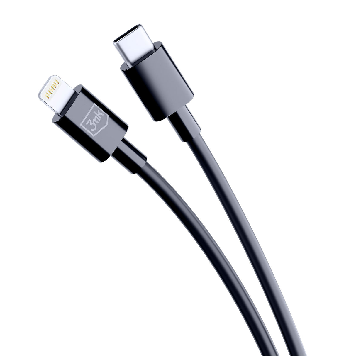 KABEL 3MK HYPER CABLE C TO LIGHTNING 20W 1.2M BLACK CZARNY