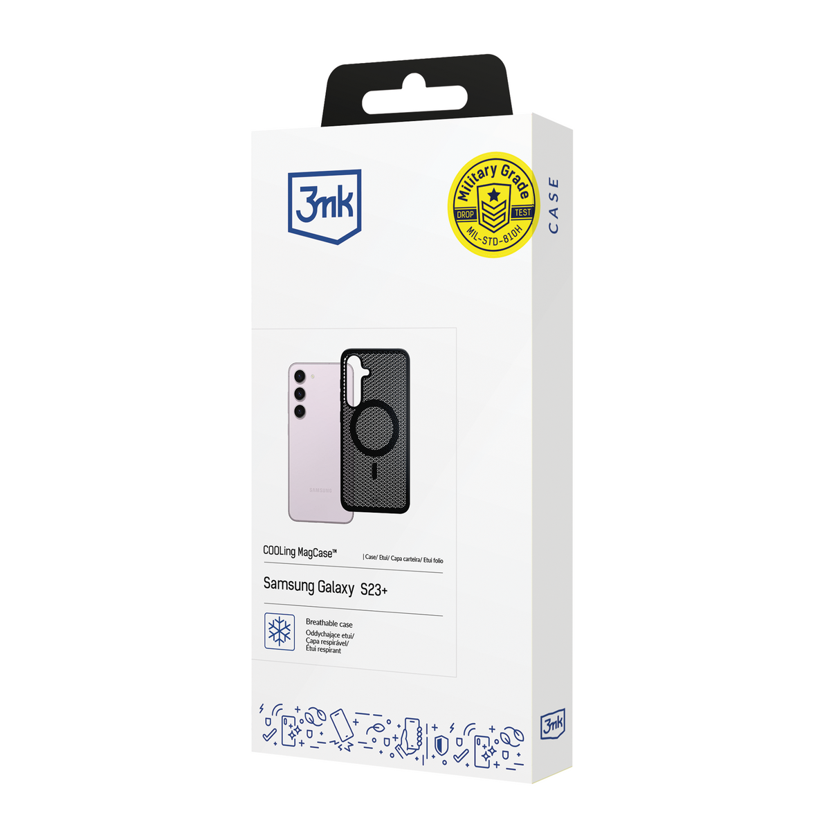 ETUI SAMSUNG GALAXY S23+ - 3MK COOLING MAGCASE
