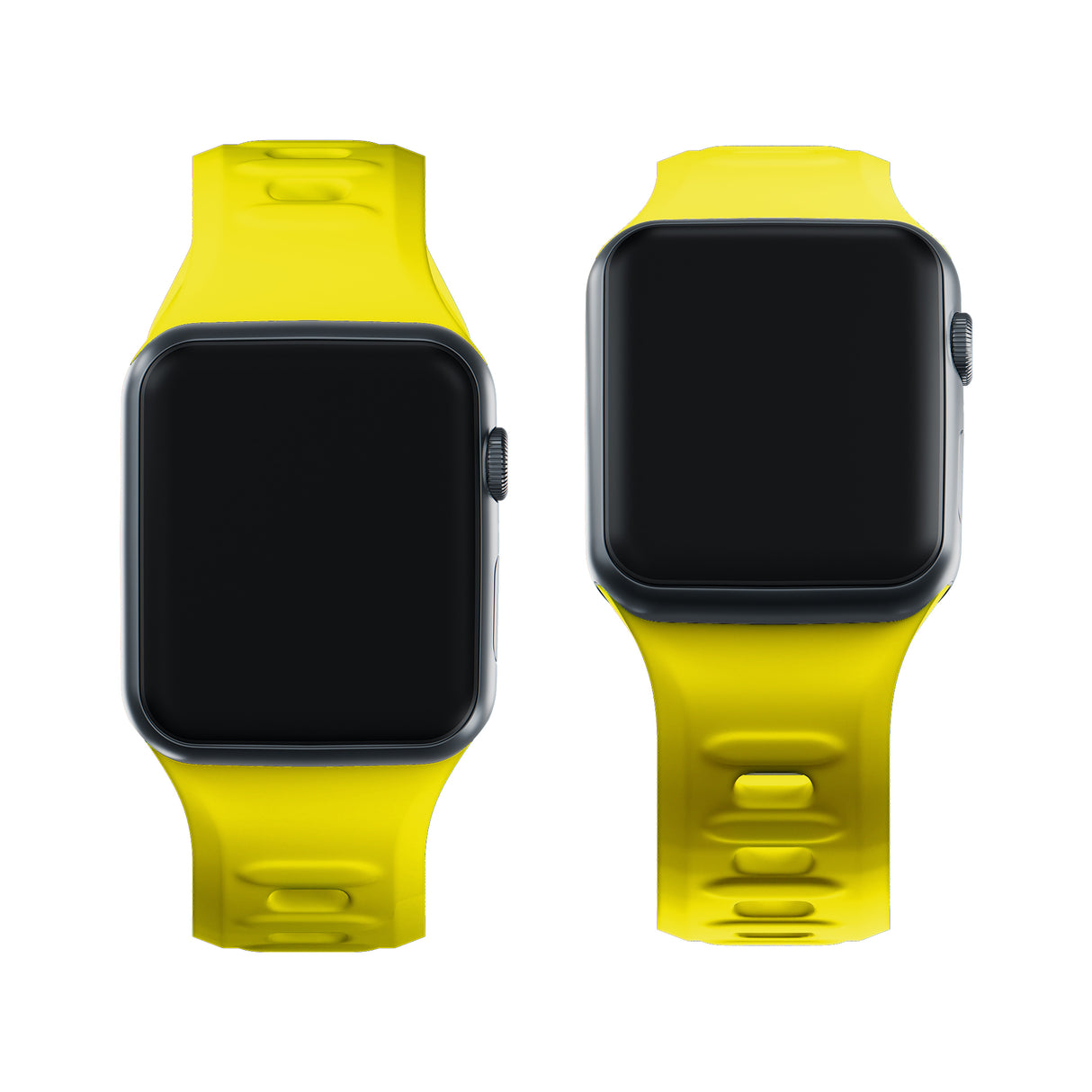 PASEK SILIKONOWY 42/44/45/46/49 MM 3MK SILICONE WATCH STRAP FOR APPLE ŻÓŁTY