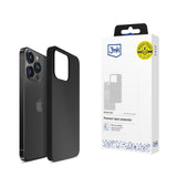 ETUI APPLE IPHONE 16 PRO - 3MK SILICONE CASE CZARNE