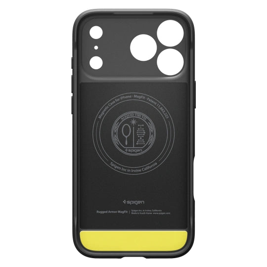 ETUI SPIGEN RUGGED ARMOR MAG MAGSAFE IPHONE 17 PRO CZARNE