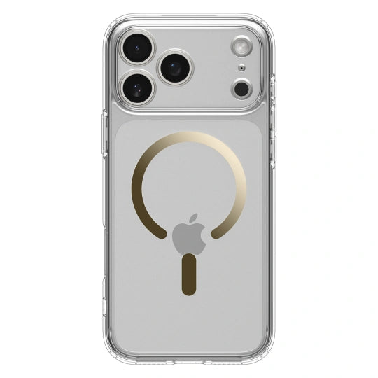 ETUI SPIGEN ULTRA HYBRID MAG MAGSAFE IPHONE 17 PRO CLEAR/GOLD ZŁOTE