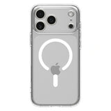 ETUI SPIGEN ULTRA HYBRID MAG MAGSAFE IPHONE 17 PRO MAX CLEAR/WHITE BIAŁE