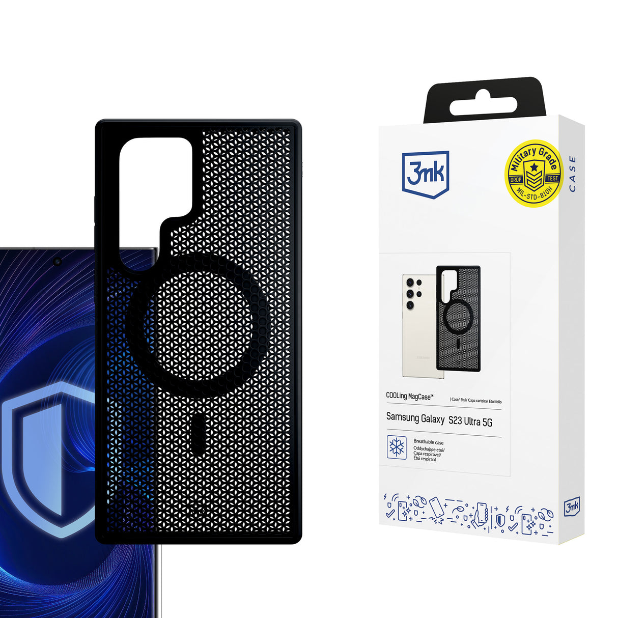 ETUI SAMSUNG GALAXY S23 ULTRA - 3MK COOLING MAGCASE