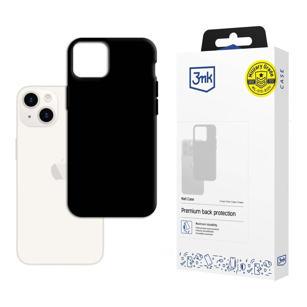 ETUI APPLE IPHONE 15 - 3MK MATT CASE CZARNE