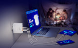 ŁADOWARKA SIECIOWA 3MK HYPER CHARGER 140W BIAŁA