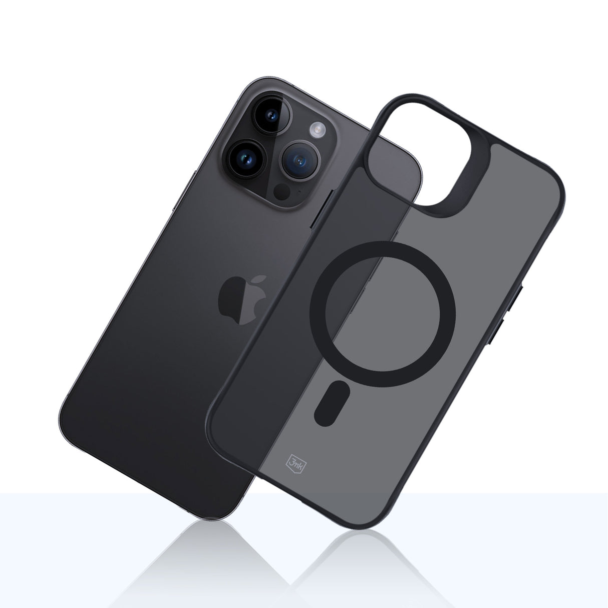 ETUI APPLE IPHONE 14 PRO - 3MK SMOKE MAGCASE