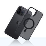 ETUI APPLE IPHONE 14 PRO - 3MK SMOKE MAGCASE