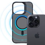 ETUI APPLE IPHONE 15 PRO - 3MK SMOKE MAGCASE