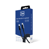 KABEL 3MK HYPER CABLE C TO LIGHTNING 20W 1.2M BLACK CZARNY