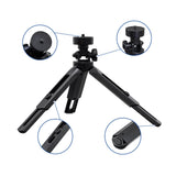 MINI STATYW UCHWYT DO ZDJĘĆ SELFIE NA TELEFON APARAT KAMERĘ GOPRO 16 - 21 CM CZARNY