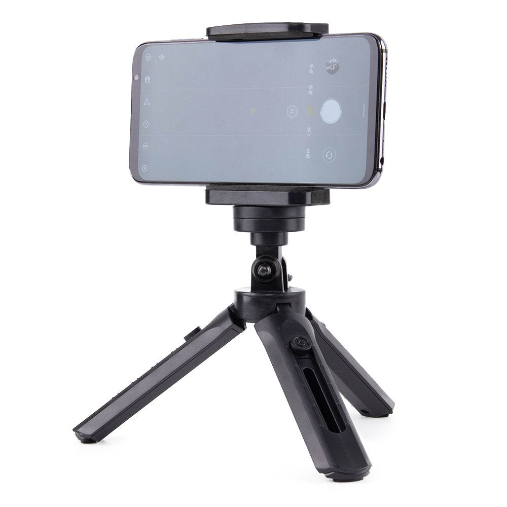 MINI STATYW UCHWYT DO ZDJĘĆ SELFIE NA TELEFON APARAT KAMERĘ GOPRO 16 - 21 CM CZARNY