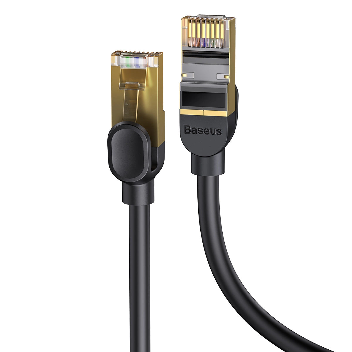 BASEUS SPEED SEVEN SZYBKI KABEL SIECIOWY RJ45 10GBPS 5M CZARNY (WKJS010501)