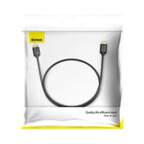 BASEUS KABEL PRZEWÓD HDMI 2.0 4K 60 HZ 3D HDR 18 GBPS 1 M CZARNY (CAKGQ-A01)