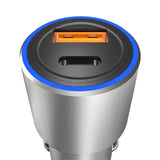 DUDAO ŁADOWARKA SAMOCHODOWA USB / USB TYP C POWER DELIVERY QUICK CHARGE 22,5 W SZARY (R4PQ)