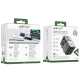 ADAPTER ŁADOWARKA PODRÓŻNA ACEFAST Z1 GAN 75W PD 3X USB-C 2X USB-A - CZARNY