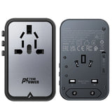 ADAPTER ŁADOWARKA PODRÓŻNA ACEFAST Z1 GAN 75W PD 3X USB-C 2X USB-A - CZARNY