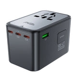 ADAPTER ŁADOWARKA PODRÓŻNA ACEFAST Z1 GAN 75W PD 3X USB-C 2X USB-A - CZARNY