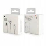 APPLE EARPODS SŁUCHAWKI DOUSZNE Z KOŃCÓWKĄ LIGHTNING DO IPHONE BIAŁE (EU BLISTER)(MMTN2ZM/A)