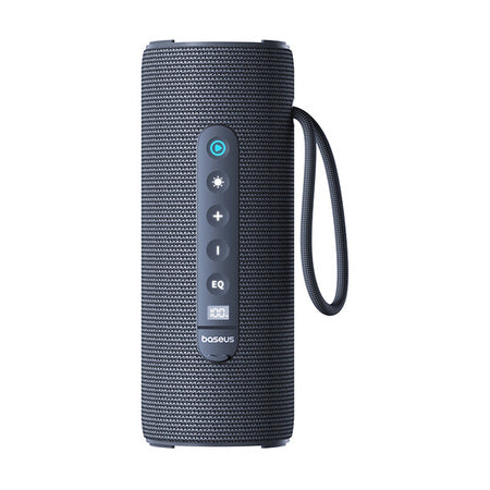 BASEUS AEQUR 30 GŁOŚNIK PRZENOŚNY BEZPRZEWODOWY BLUETOOTH 5.3 LED RGB CZARNY