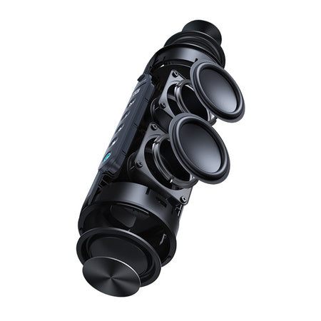 BASEUS AEQUR 30 GŁOŚNIK PRZENOŚNY BEZPRZEWODOWY BLUETOOTH 5.3 LED RGB CZARNY