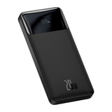 BASEUS BIPOW POWER BANK 20000MAH 20W Z SZYBKIM ŁADOWANIEM 20W USB-C USB-A CZARNY