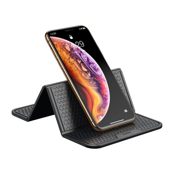 BASEUS FOLDING BRACKET ANTISKID PAD SKŁADANA SAMOPRZYLEPNA MATA ANTYPOŚLIZGOWA PODSTAWKA NANOPAD CZARNY (SUWNT-01)