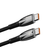 BASEUS GLIMMER KABEL USB-C TYPE-C POWER DELIVERY 100W 2M CZARNY