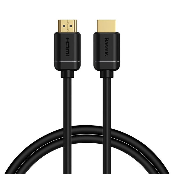 BASEUS KABEL PRZEWÓD HDMI 2.0 4K 60 HZ 3D HDR 18 GBPS 1 M CZARNY (CAKGQ-A01)