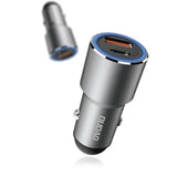 DUDAO ŁADOWARKA SAMOCHODOWA USB / USB TYP C POWER DELIVERY QUICK CHARGE 22,5 W SZARY (R4PQ)
