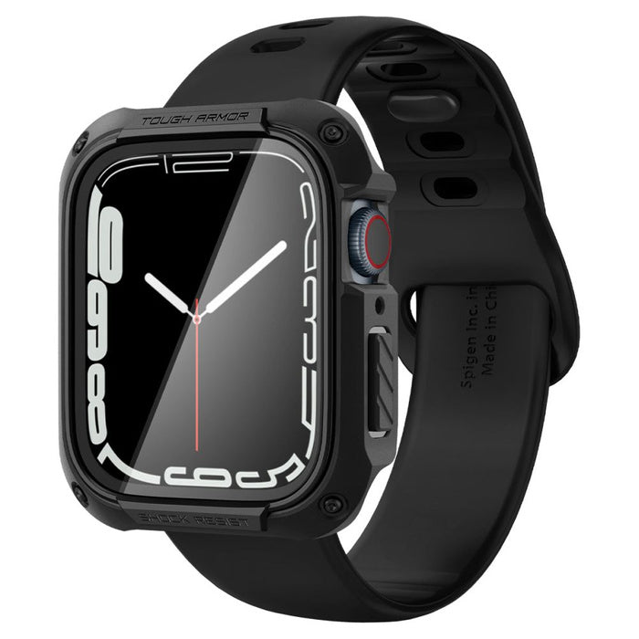 PASEK SPIGEN TOUGH ARMOR APPLE WATCH 7 / 8 / 9 (45 MM) CZARNY