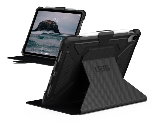 ETUI UAG METROPOLIS DO IPAD 10.9" 10 GEN. Z UCHWYTEM DO APPLE PENCIL - CZARNE