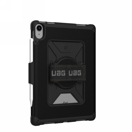 ETUI UAG METROPOLIS DO IPAD 10.9" 10 GEN. Z UCHWYTEM NA APPLE PENCIL I DŁOŃ - CZARNE