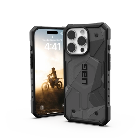 ETUI UAG PATHFINDER SE MAGSAFE NA IPHONE 16 PRO - SZARE