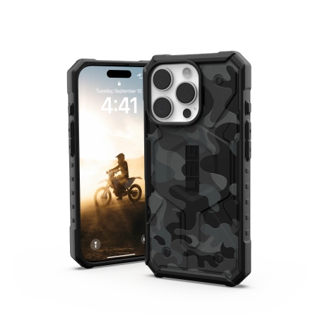 ETUI UAG PATHFINDER SE MAGSAFE NA IPHONE 16 PRO - SZARE