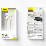 KABEL DUDAO L7SL USB-A - LIGHTNING 5A 1M - BEŻOWY
