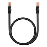 KABEL ETHERNET BASEUS HIGH SPEED CAT 5 RJ-45 1000MB/S 0,5M OKRĄGŁY - CZARNY