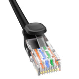 KABEL ETHERNET BASEUS HIGH SPEED CAT 5 RJ-45 1000MB/S 0,5M OKRĄGŁY - CZARNY