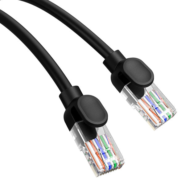 KABEL ETHERNET BASEUS HIGH SPEED CAT 5 RJ-45 1000MB/S 3M OKRĄGŁY - CZARNY
