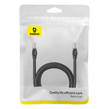 KABEL ETHERNET BASEUS HIGH SPEED CAT 5 RJ-45 1000MB/S 3M OKRĄGŁY - CZARNY